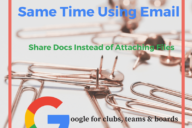 Save Time Using Email by Sharing Docs